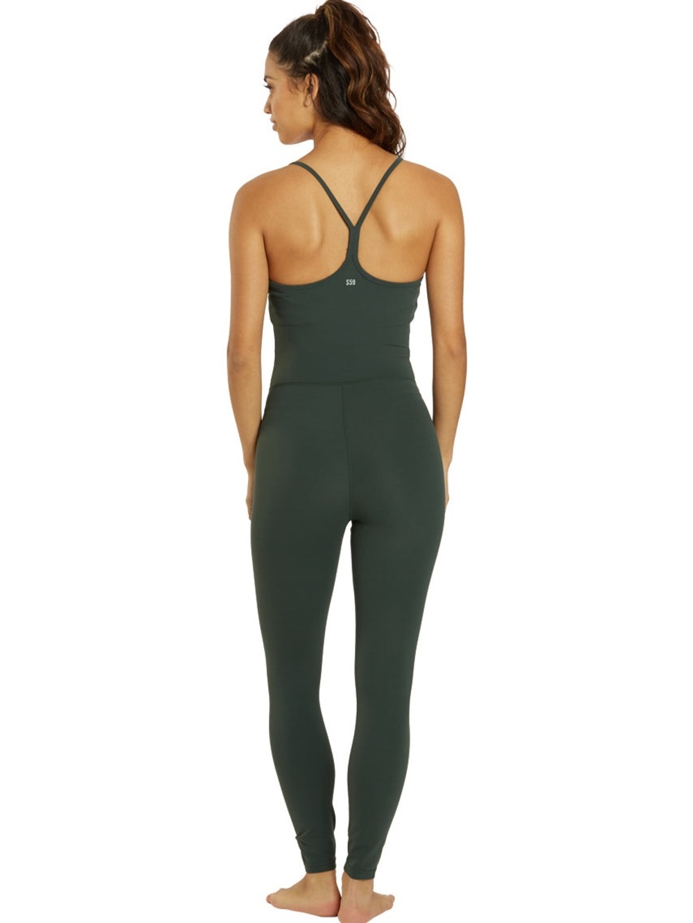 Splits59 Airweight Jumpsuit Dark Green Size Small